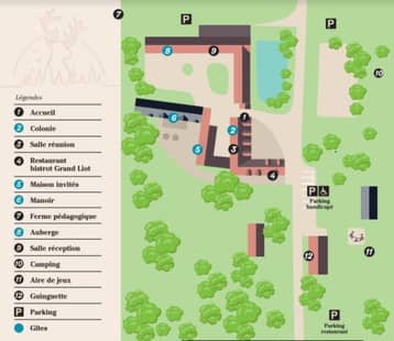 Plan du domaine du Grand Liot