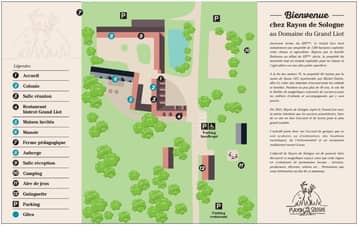 Plan du domaine Rayon de Sologne
