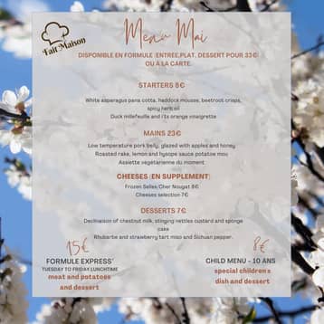 English may menu