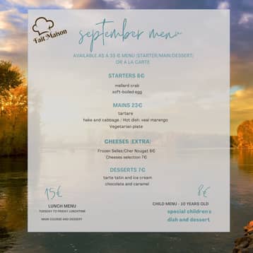 September menu