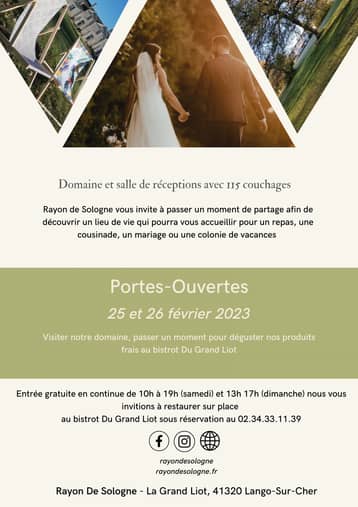 Affiche des portes ouvertes des 25 et 26 février 2023