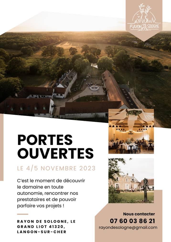 Affiche du salon du mariage et des portes ouvertes