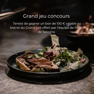Affiche du grand jeu concours du Bistrot du Grand Liot