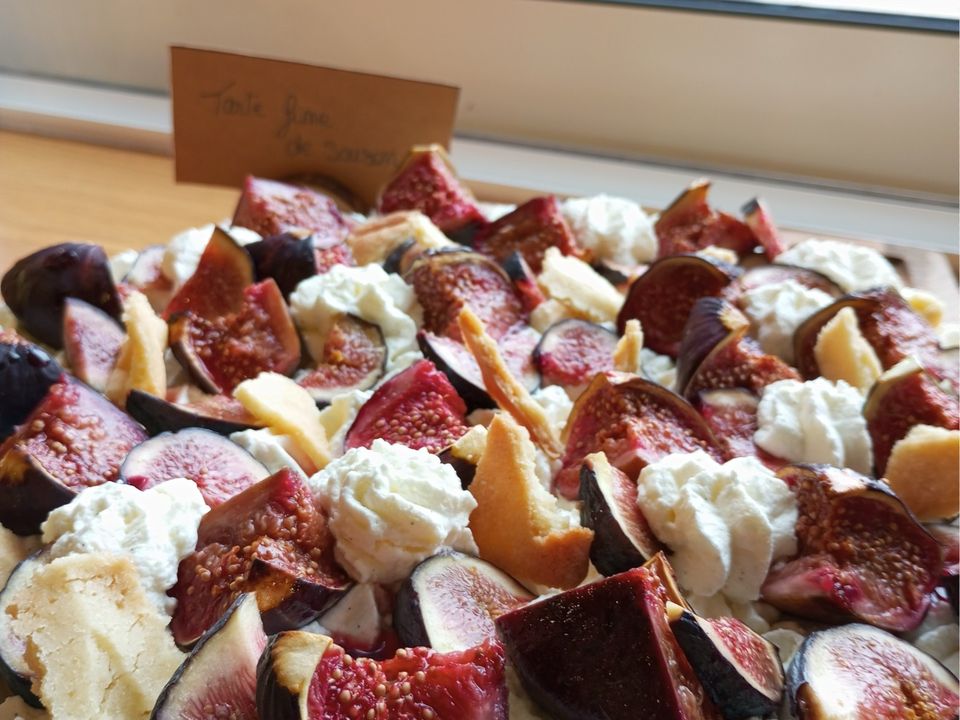 Tarte aux figues du Bistrot du Grand Liot