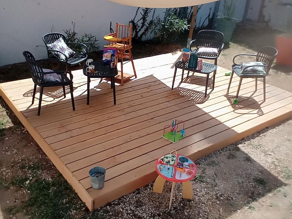 Terrasse de la maison des invités