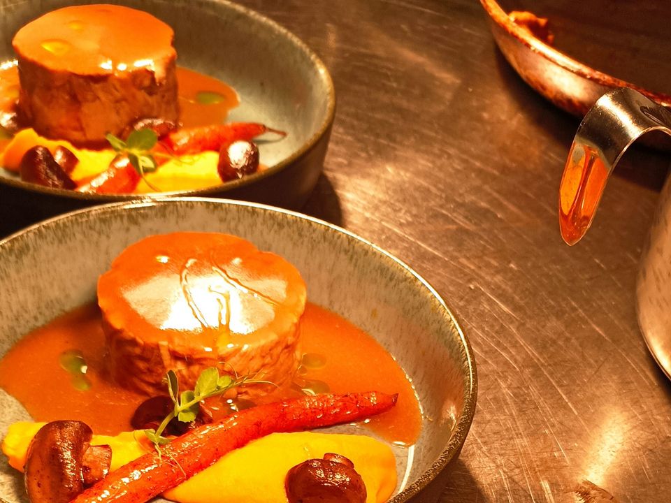 Veau marengo du Bistrot du Grand Liot