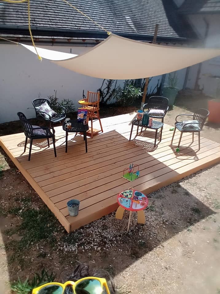 Terrasse de la maison des invités